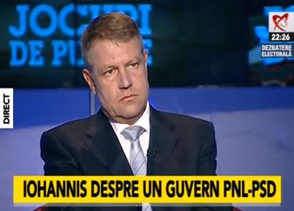 Klaus Iohannis la Jocuri de putere, Foto: Captura Realitatea TV