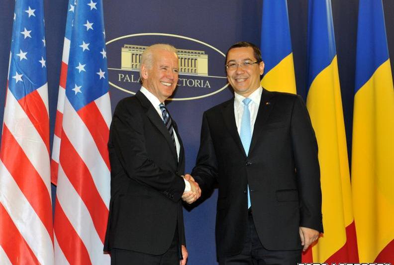 Joe Biden si Victor Ponta, Foto: Agerpres