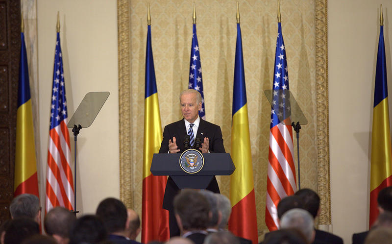 Joe Biden la Palatul Cotroceni, in 2014, Foto: HotNews / DP