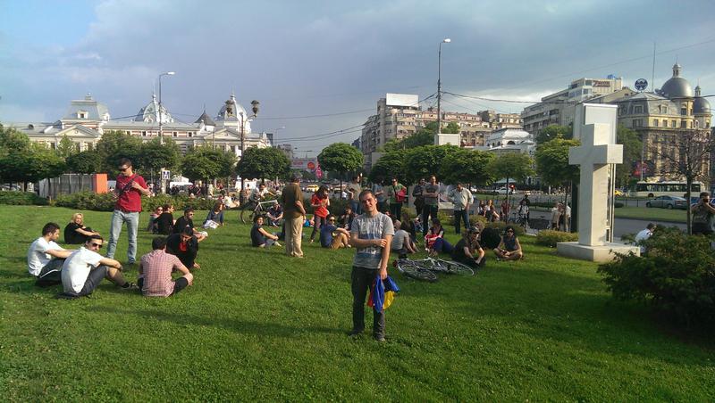 Adepti UnitiSalvam la Universitate, Foto: Hotnews