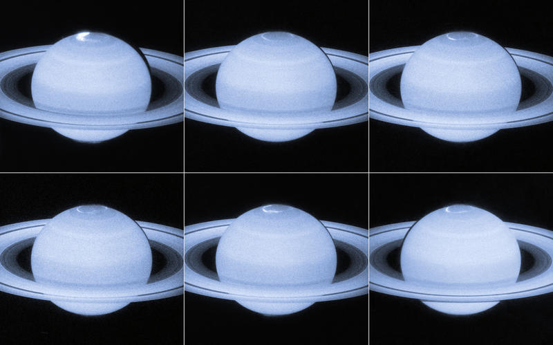Aurorele dinamice de la polul nordic al planetei Saturn, Foto: NASA