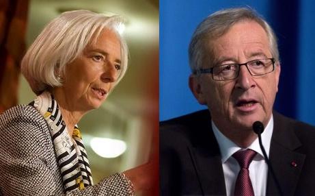 colaj juncker lagarde, Foto: Hotnews
