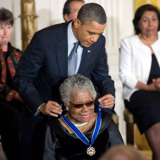 Maya Angelou, decorata in 2011 de Barack Obama, Foto: Wikipedia