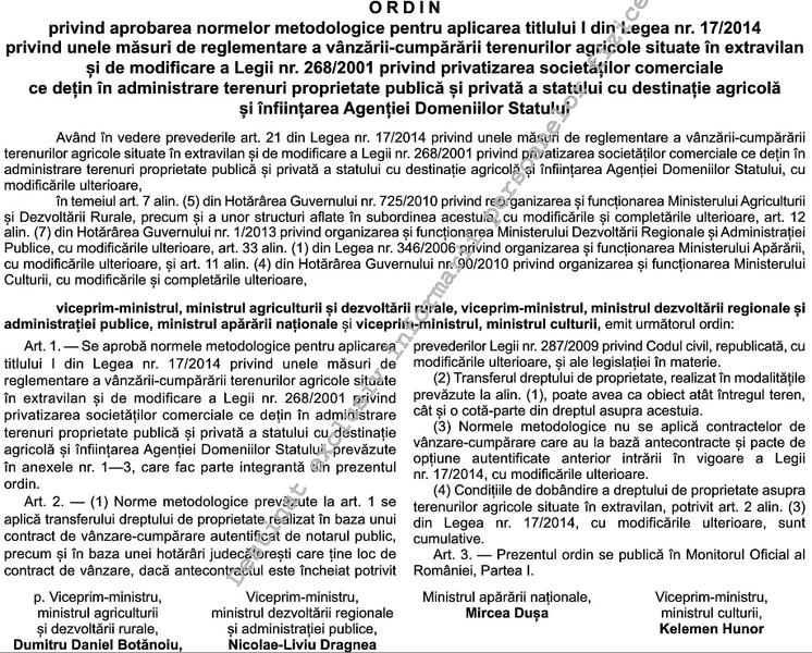 Normele de aplicare a legii funciare, Foto: Hotnews