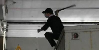 Pro-rusii au atacat sediul politiei din Odessa, Foto: Captura YouTube