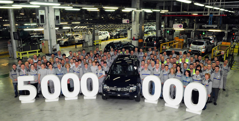 Dacia cu numarul 5 milioane, Foto: Dacia