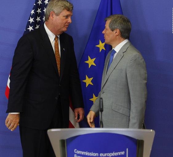 Tom Vilsack si Dacian Ciolos, Foto: Comisia Europeana