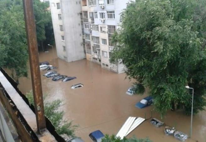 Orasul Varna, inundat, Foto: Captura Youtube.com