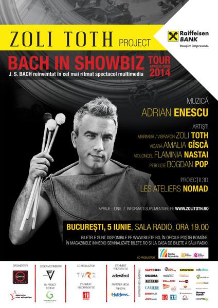 Afis Zoli Toth, Bucuresti, Foto: Quartz Media