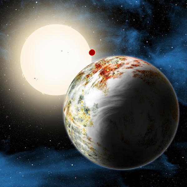 Redare artistica: Kepler-10c, Foto: Harvard-Smithsonian Center for Astrophysics/David Aguilar