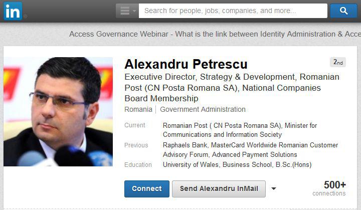 Alexandru Petrescu, Foto: Profil LinkedIn