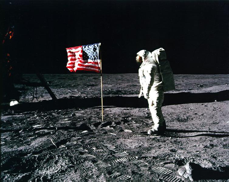 Buzz Aldrin pe Luna, Foto: NASA/ Apollo Project
