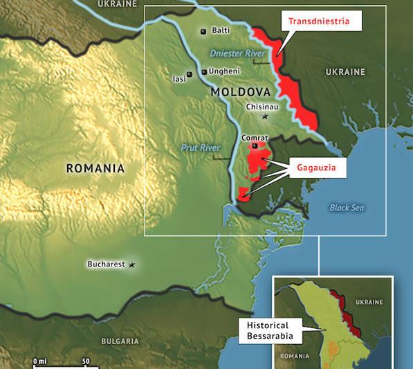 Estul Romaniei si Republica Moldova, Foto: Stratfor