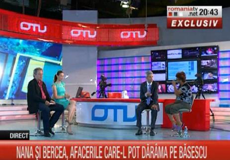 Emisiune cu Dan Diaconescu la Romania TV, Foto: Captura RomaniaTV