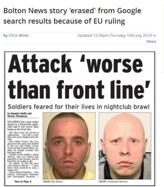 Articolul despre atacul foarte grav, Foto: Bolton News