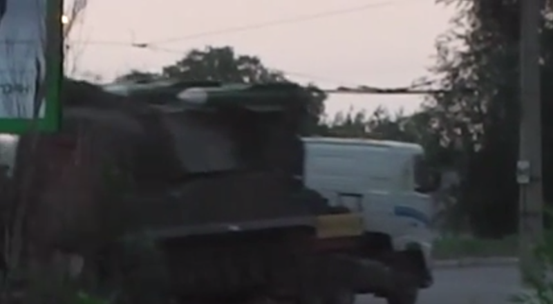 Un lansator de rachete sol-aer BUK, in Ucraina, Foto: Captura Youtube.com