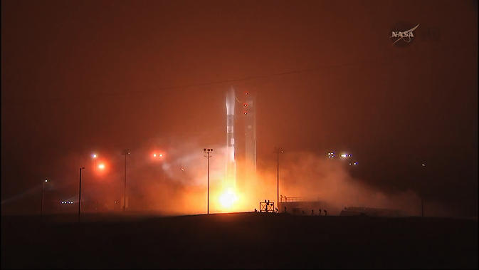 Lansarea rachetei purtatoare Delta 2 cu satelitul OCO-2, Foto: NASA TV