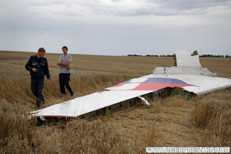 Ramasitele avionului MH17, Foto: Agerpres/Xinhua