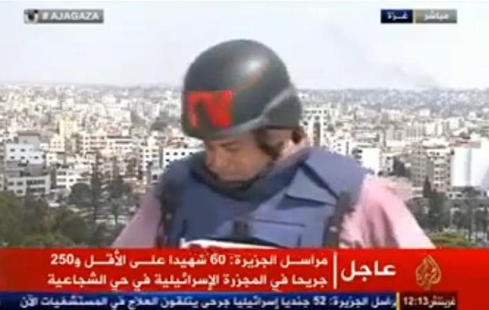 Un jurnalist Al Jazeera a izbucnit in plans cand prezenta situatia din Fasia Gaza, Foto: Captura YouTube