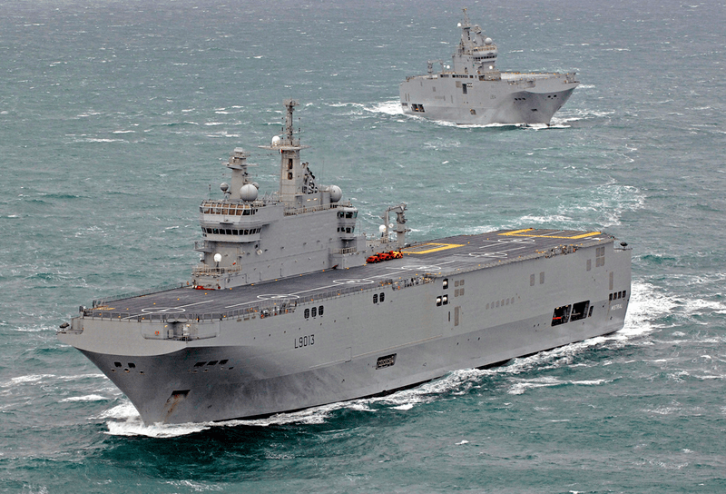 Nava de asalt port-elicopter de tip Mistral, Foto: Defense.gouv.fr