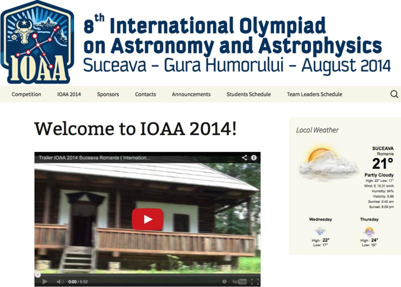 Olimpiada Internationala de Astronomie si Astrofizica 2014, Foto: Ioaa2014.ro