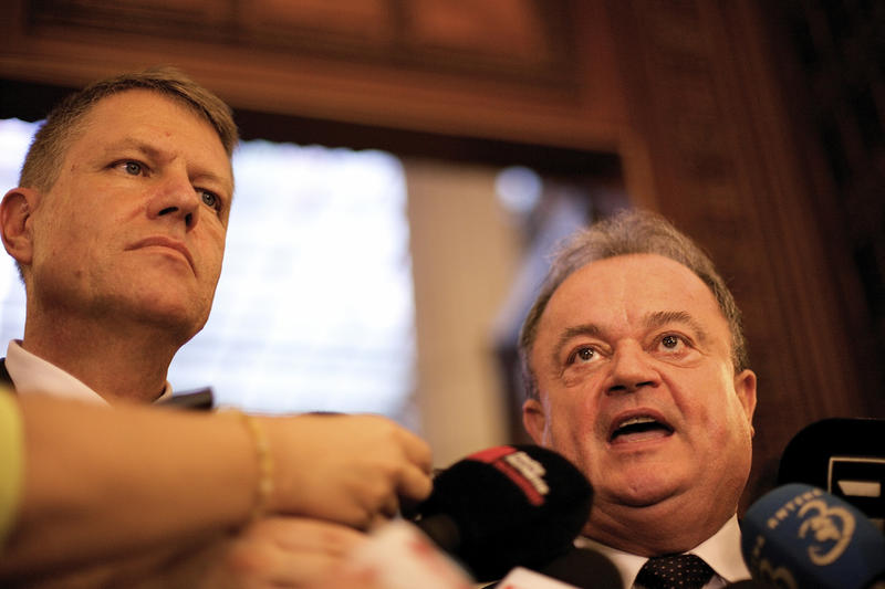 Vasile Blaga si Klaus Iohannis, Foto: HotNews / DP