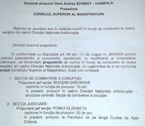 Elisabeta Ponea - propunerea ministrului Cazanciuc, Foto: Hotnews