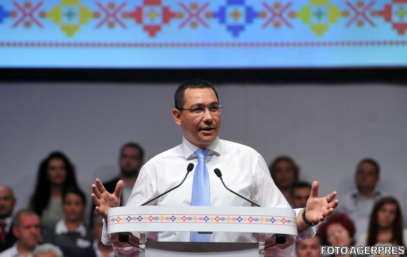 Victor Ponta la Consiliul National PSD, Foto: Agerpres