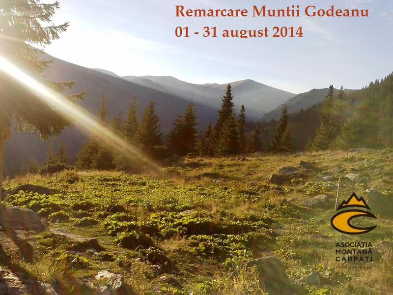 Remarcarea traseelor din Muntii Godeanu, Foto: Facebook/ Asociatia Montana Carpati