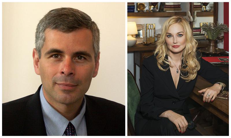 Michael Stewart (Edelman) si Corina Vintan (Links Associates), Foto: Links Associates
