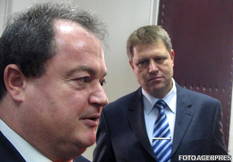 Vasile Blaga si Klaus Iohannis, Foto: AGERPRES