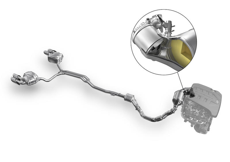 Sistem esapament Porsche Macan S diesel, Foto: Porsche