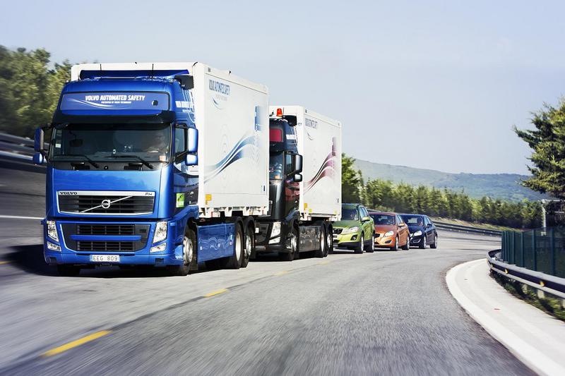 Teste cu "trenurile rutiere", Foto: Volvo