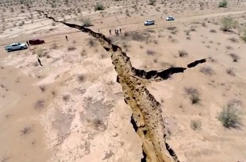 Fisura pamantului din Mexic, Foto: Captura YouTube
