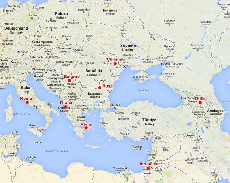 Statele vizitate de Victor Ponta, in 2014, in calitate de premier, Foto: Hotnews