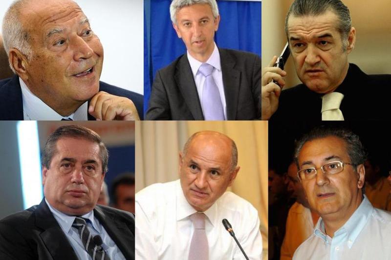 Voiculescu, Diaconescu, Becali, Niculae, Copos si Padure, Foto: Colaj / Sursa foto: Agerpres