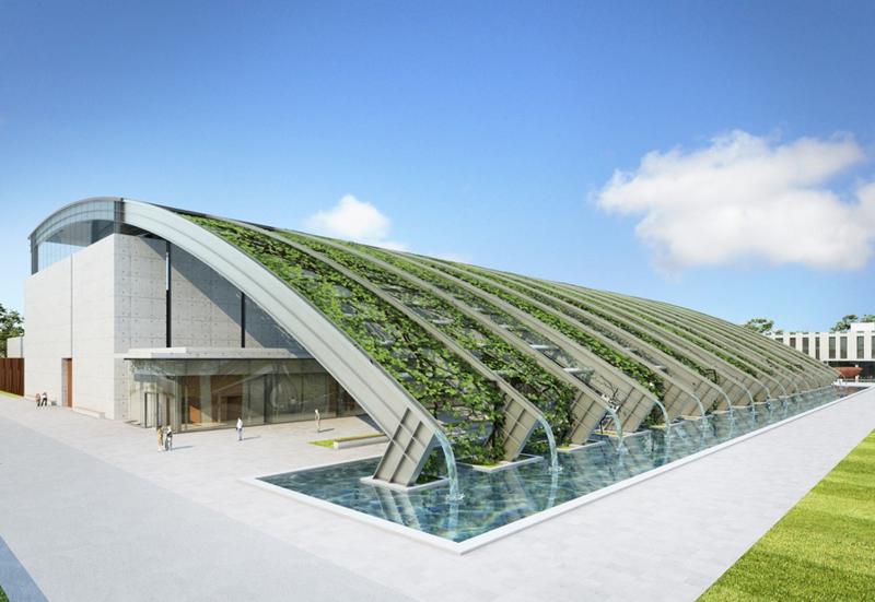 Cladirea laserului de la Magurele - foto de proiect, Foto: ELI-NP.ro