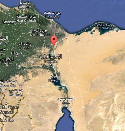 Canalul Suez, Foto: Google Maps