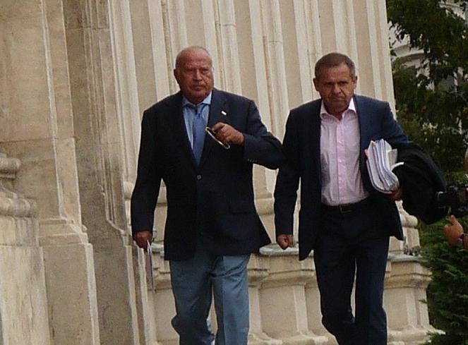 Dan Voiculescu si avocatul sau Gheorghita Mateut, Foto: Hotnews