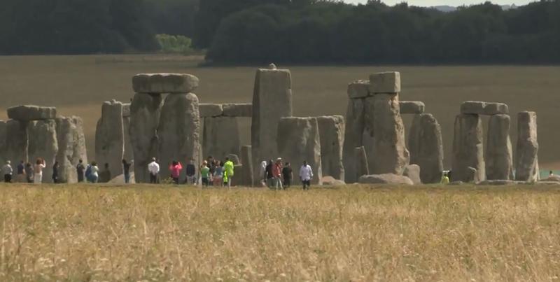 Lucrari la Stonehenge, Foto: Captura YouTube