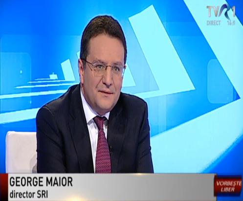 George Maior la TVR 1, Foto: Captura TVR1