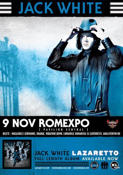 Jack White la Romexpo, Foto: webPR.ro