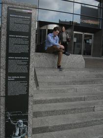 Intrarea in Parlamentul European- Cladirea Altiero Spinelli