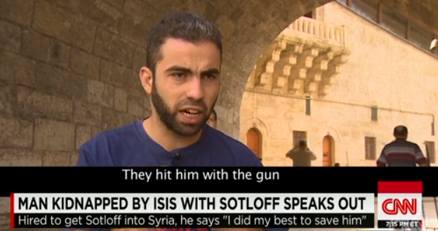 Ghidul jurnalistului decapitat, la CNN, Foto: Captura video