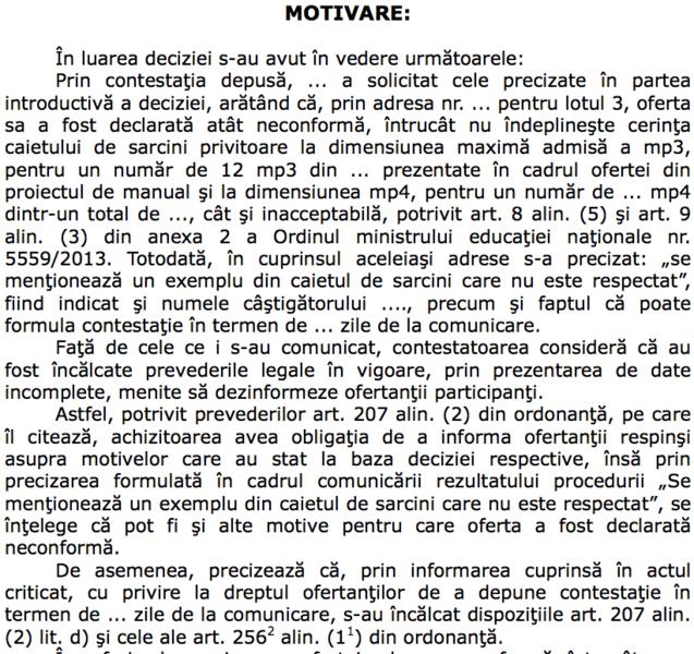 Motivarea CNSC in cazul licitatiei pentru manuale, Foto: CNSC