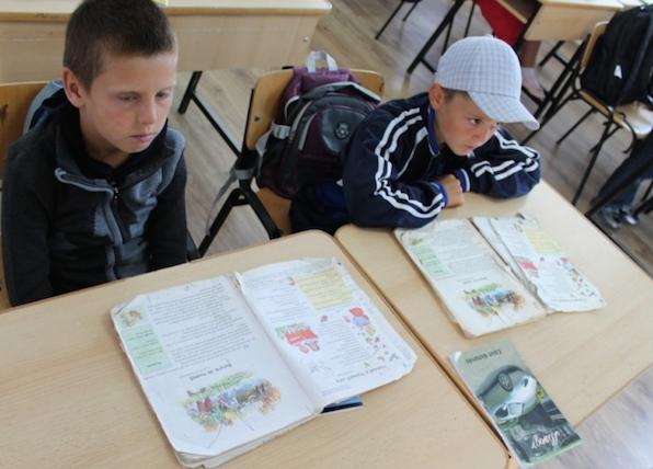 Copii la scoala in Orzeni, Iasi, Foto: Ziarul de Iasi