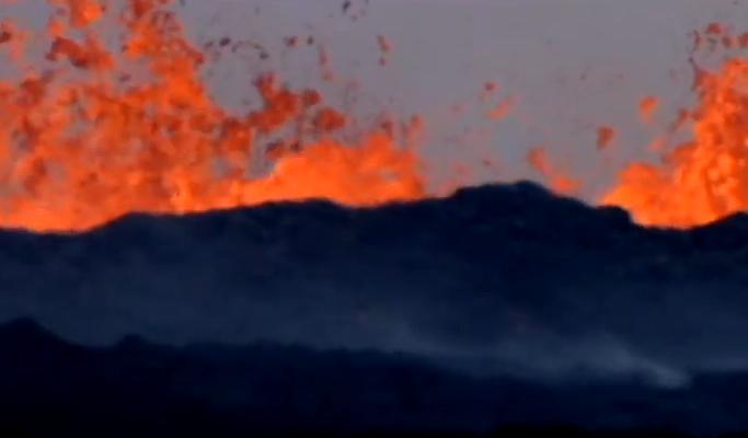 Fantani de lava , Foto: Captura YouTube