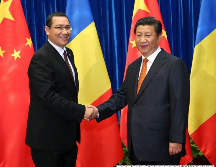 Victor Ponta si Xi Jinping, Foto: Agerpres/Xinhua