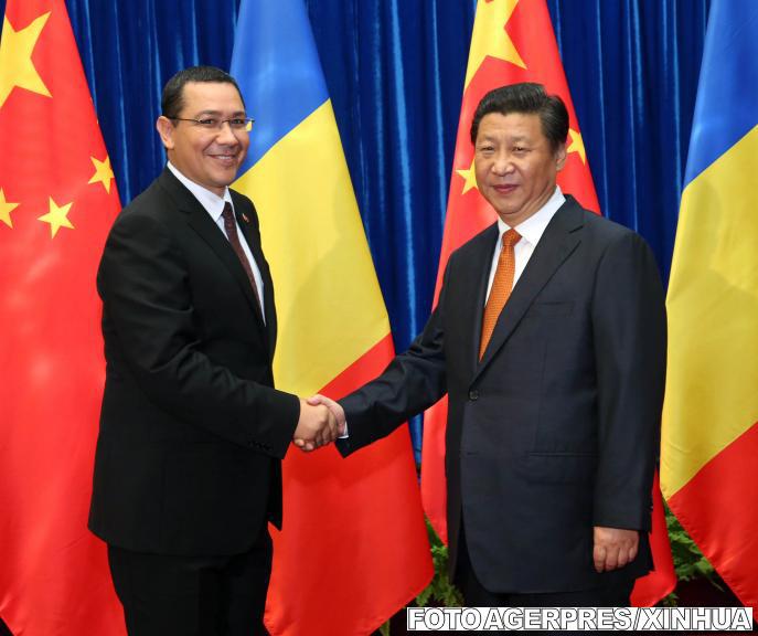 Victor Ponta si Xi Jinping, Foto: Agerpres/Xinhua