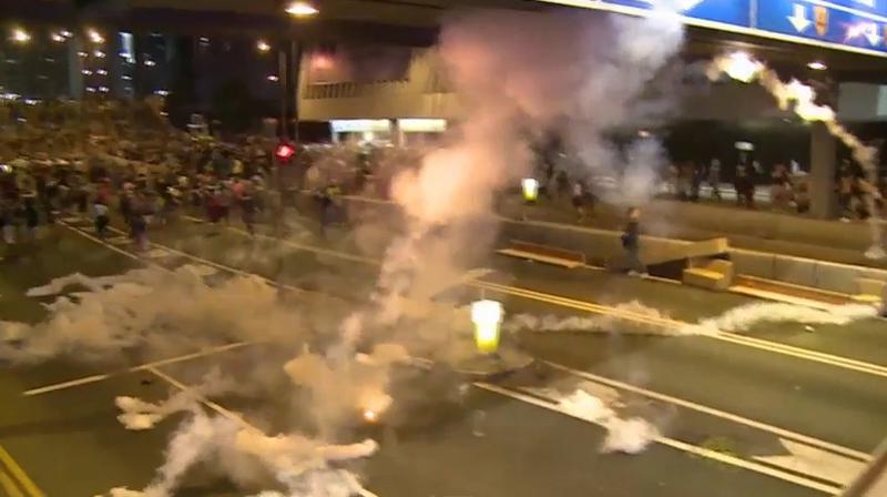 Proteste Hong Kong, Foto: Captura YouTube